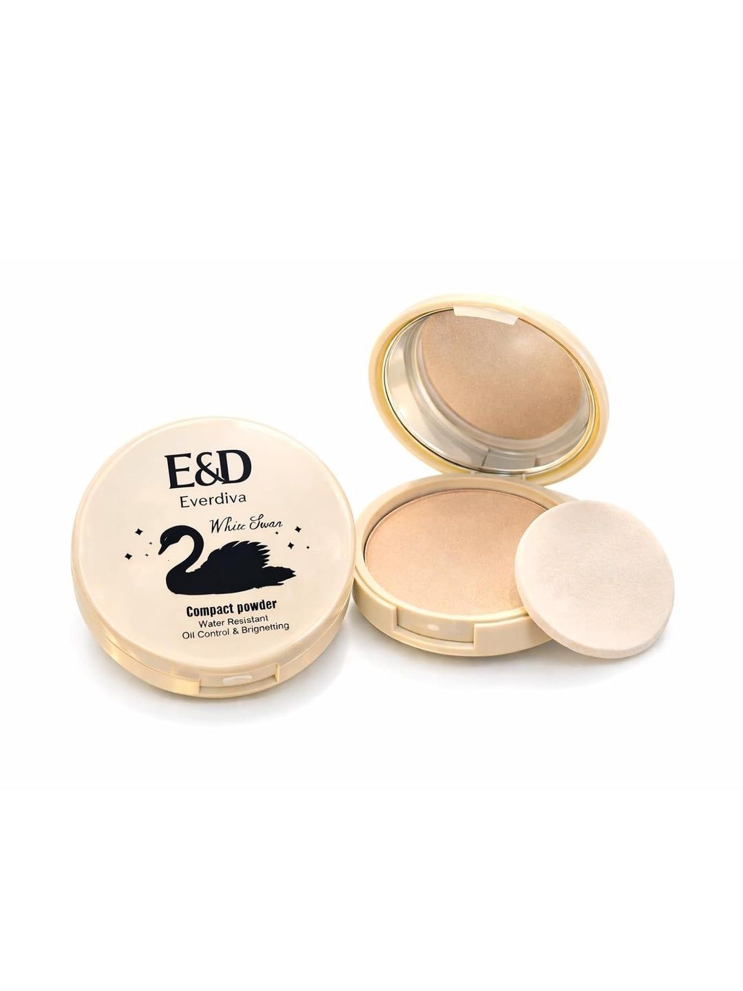 everdiva White Swan Compact Powder- 10 g-image-1