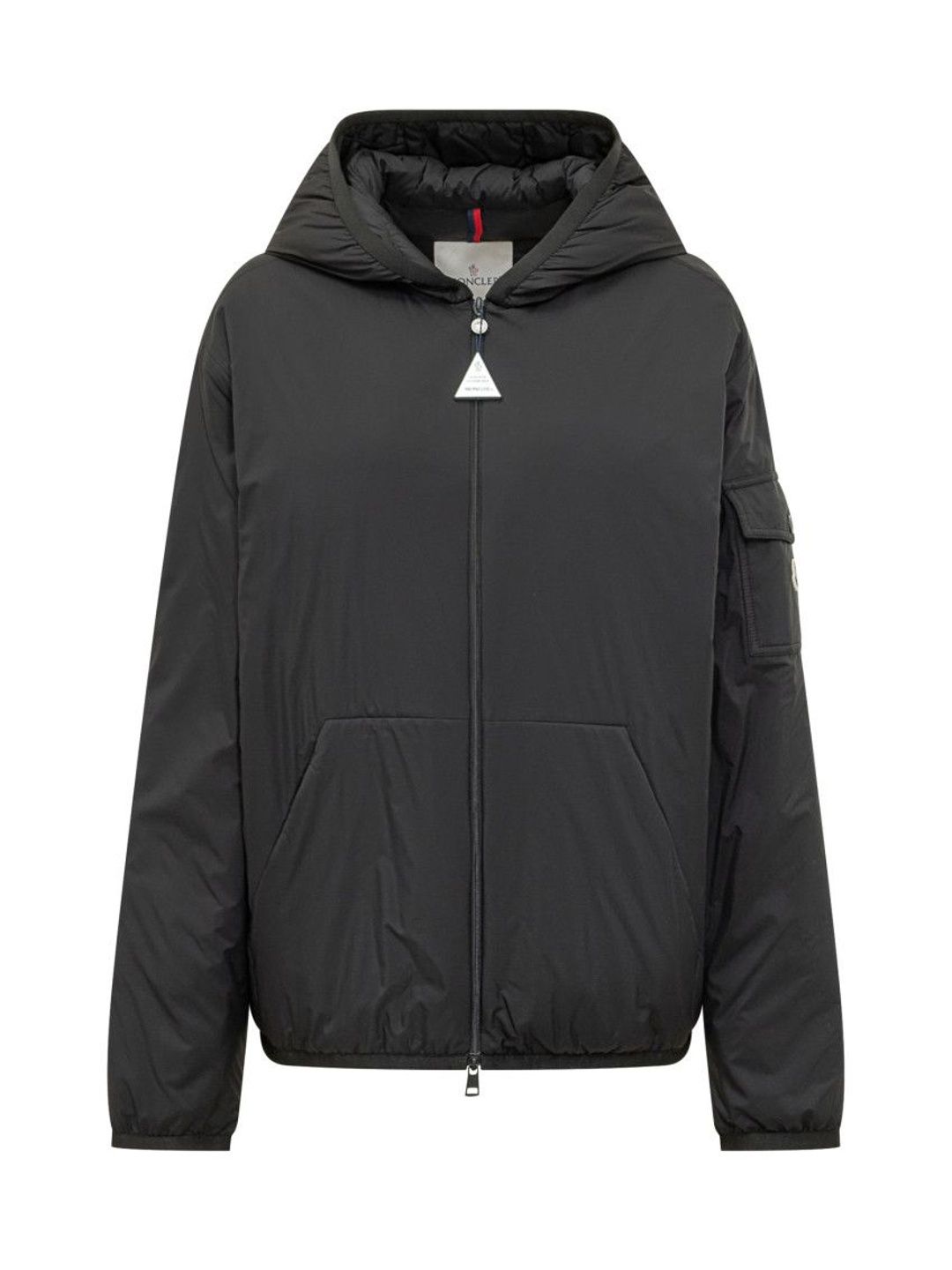 Moncler Black Solid Hood Jacket-picture-55