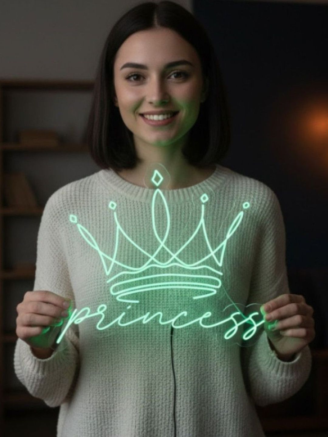 Custom Neon Princess Design String Light-image-33