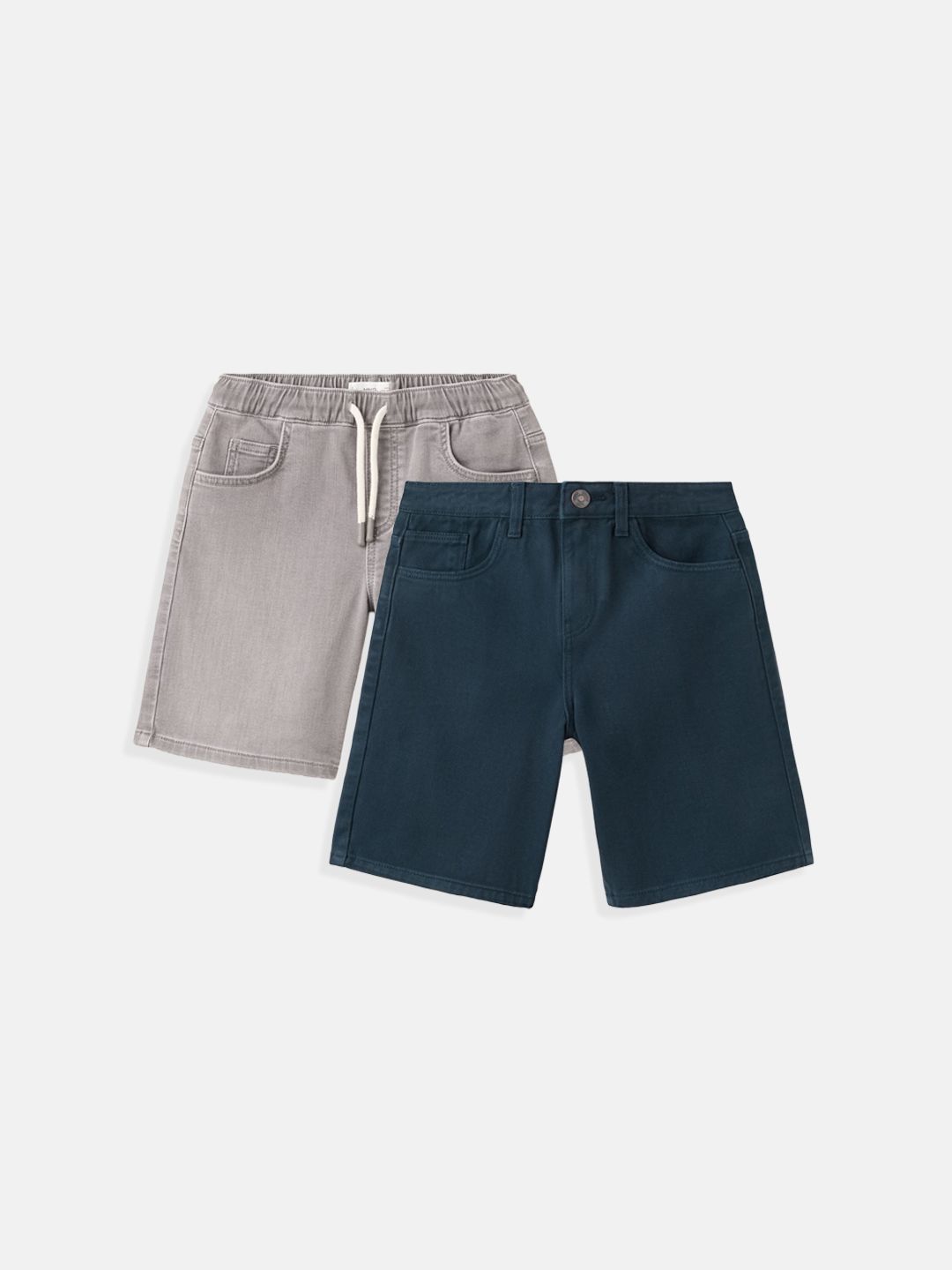 Mango Kids Boys Pack of 2 Denim Shorts-picture-30