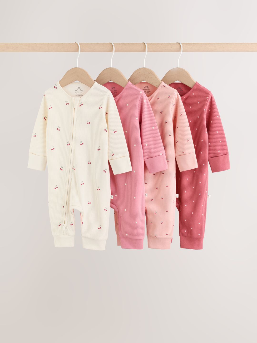NEXT Girls Pack of 4 Sleepsuit-picture-27