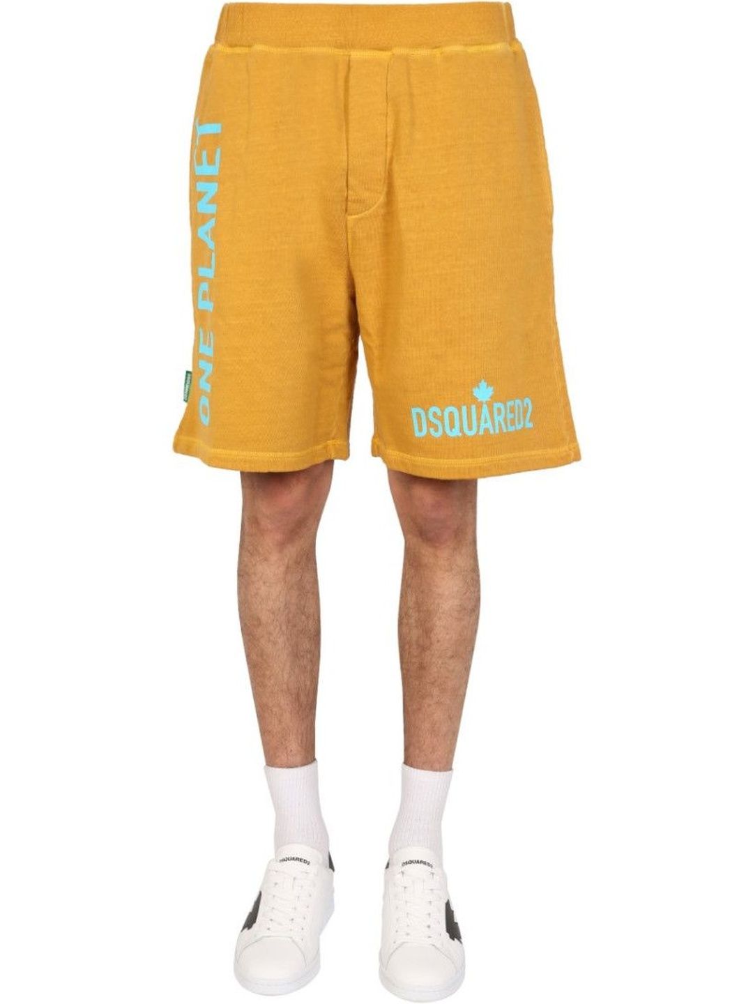 Yellow Graphic Shorts-image-41