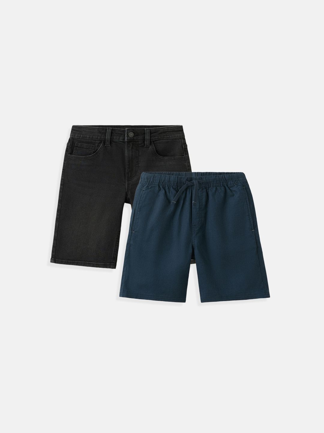 Mango Kids Boys Pack of 2 Cotton-Linen Shorts-picture-36