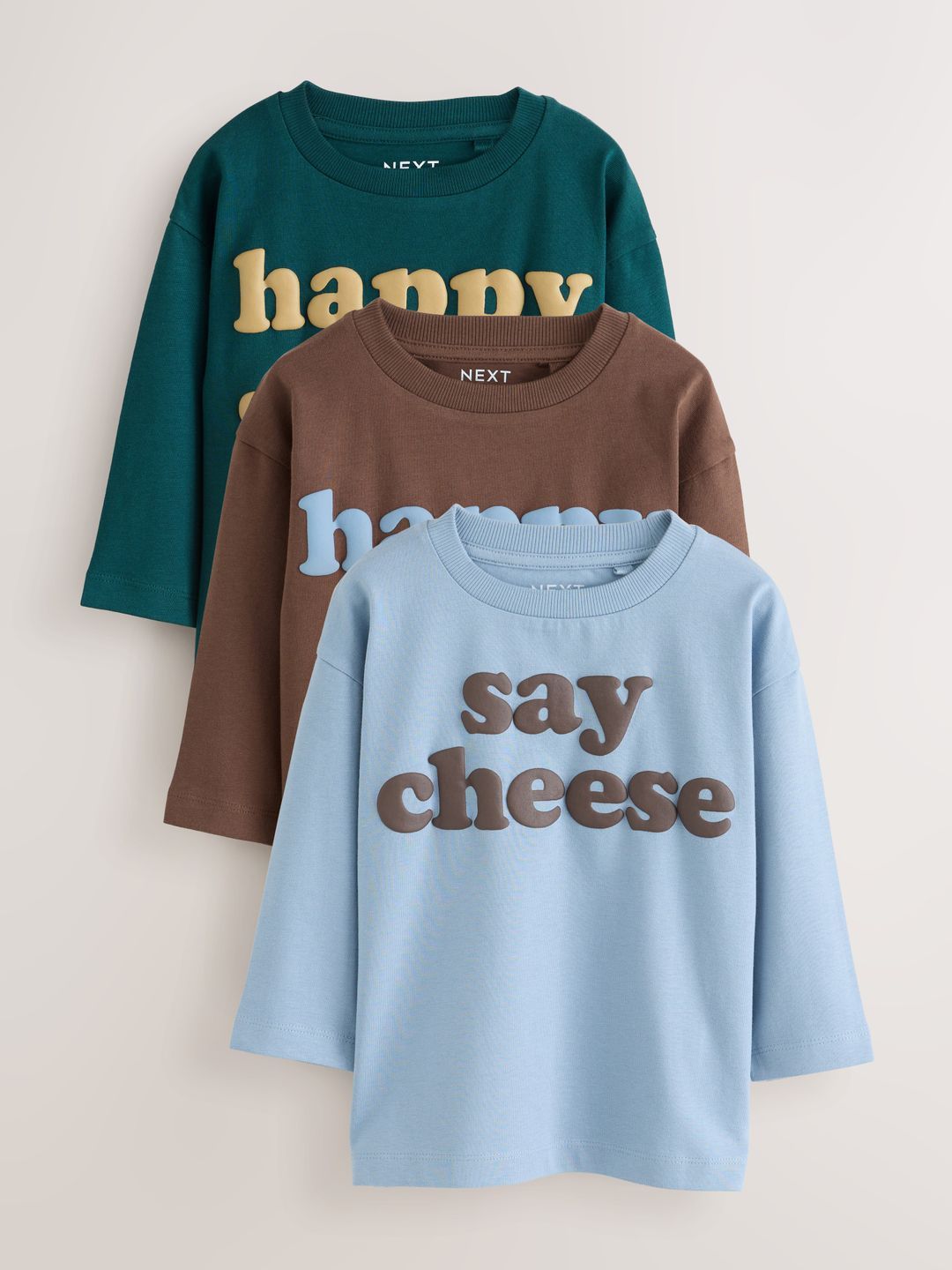 NEXT Boys Pack of 3 Printed T-shirt-picture-53