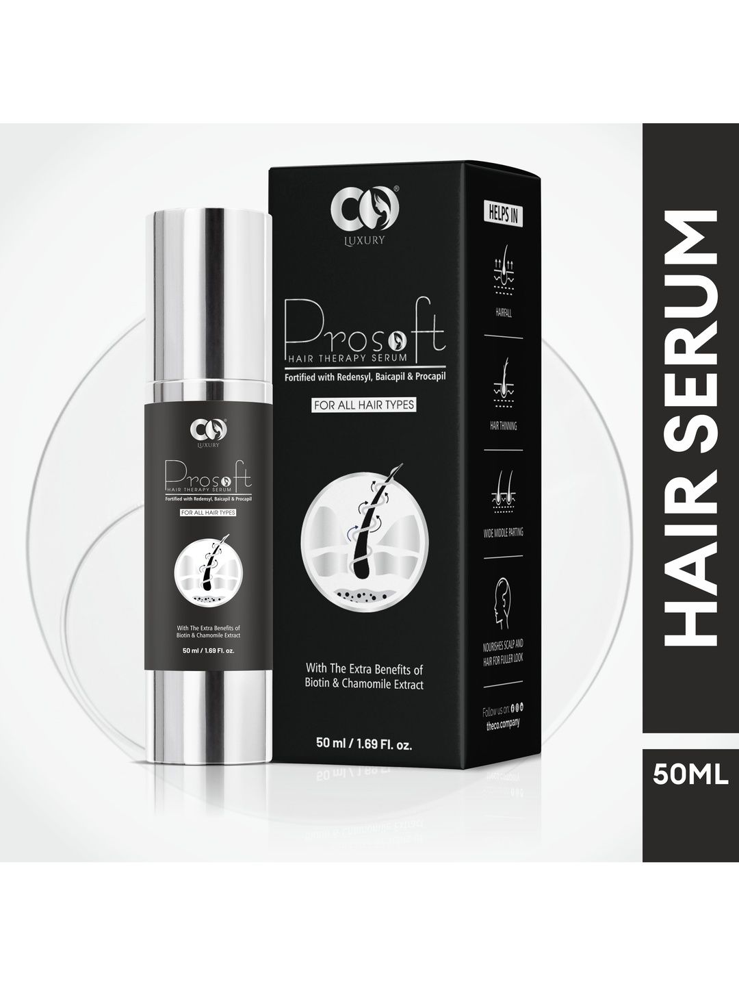 CO LUXURY Prosoft Hair Therapy Serum - 50 ml-image-11