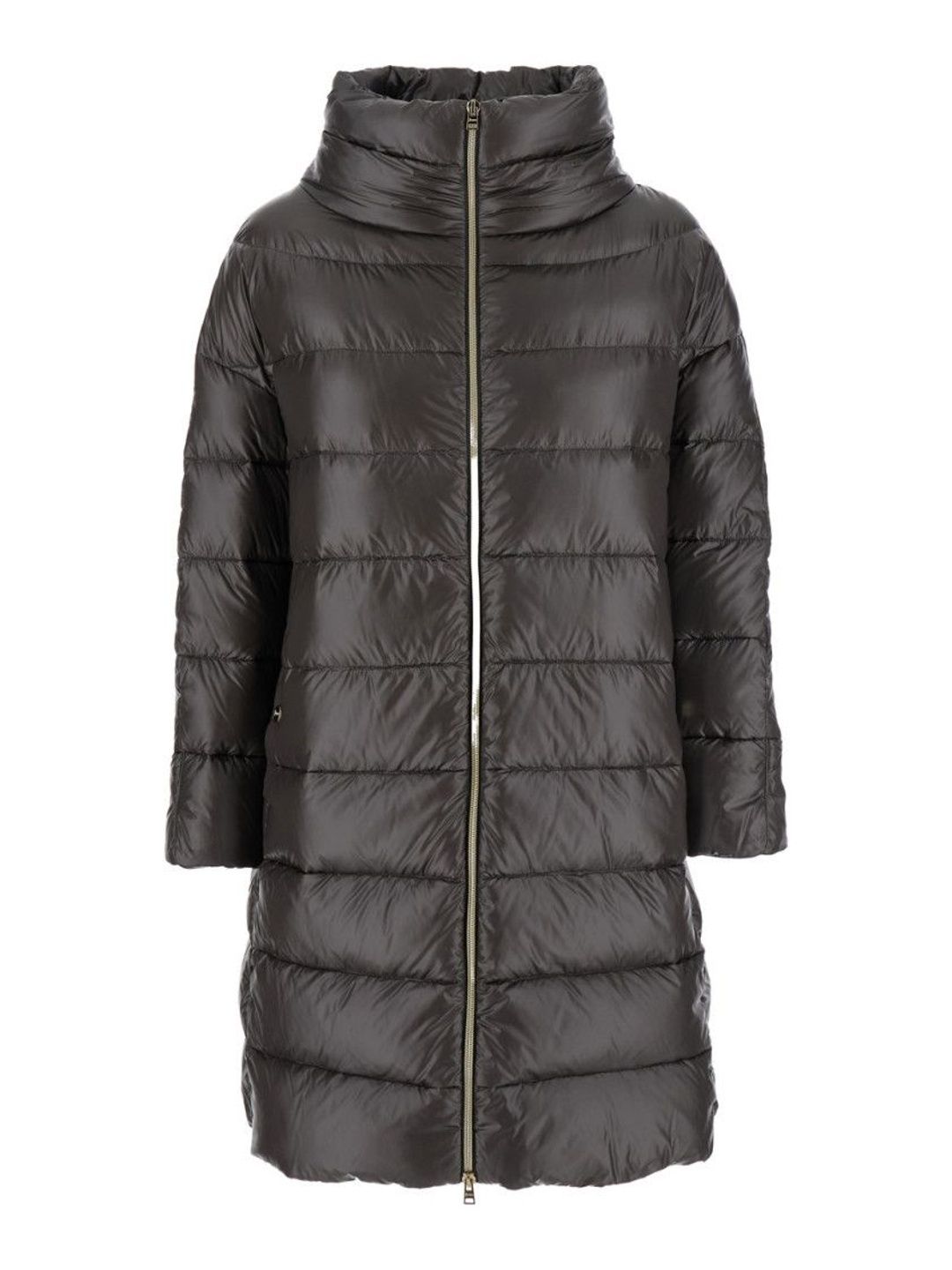 Herno Grey Quilted Mock Collar Jacket-picture-45