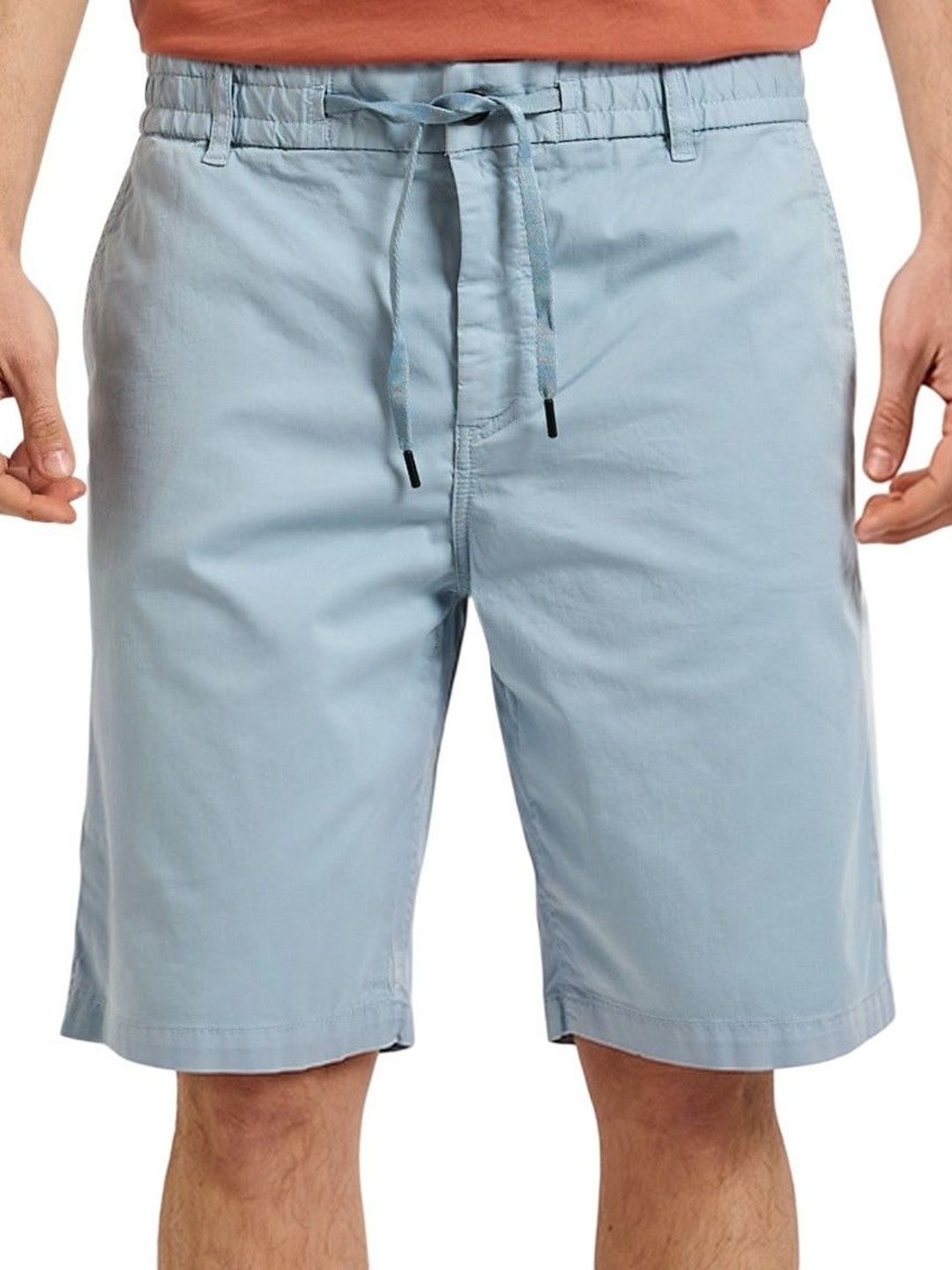 hugo boss Light Blue Solid Shorts-picture-23