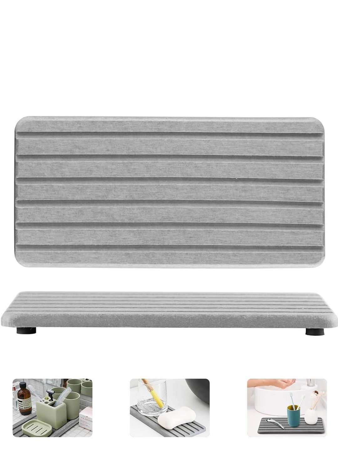 MAYCREATE Grey 2 piece Textured Stoneware-picture-51