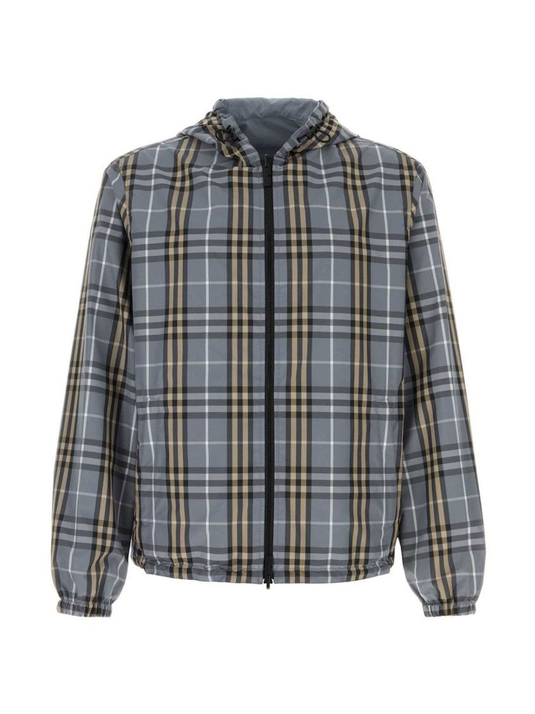 Burberry Grey Check Hood Jacket-picture-38