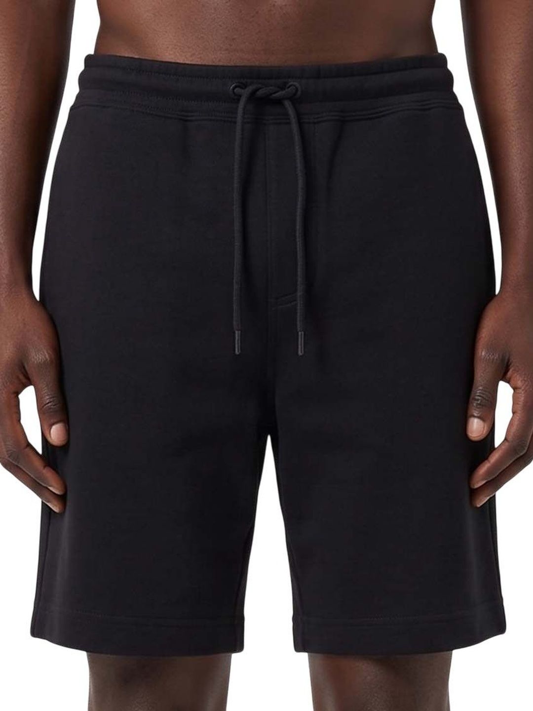 Black Solid Shorts-image-14