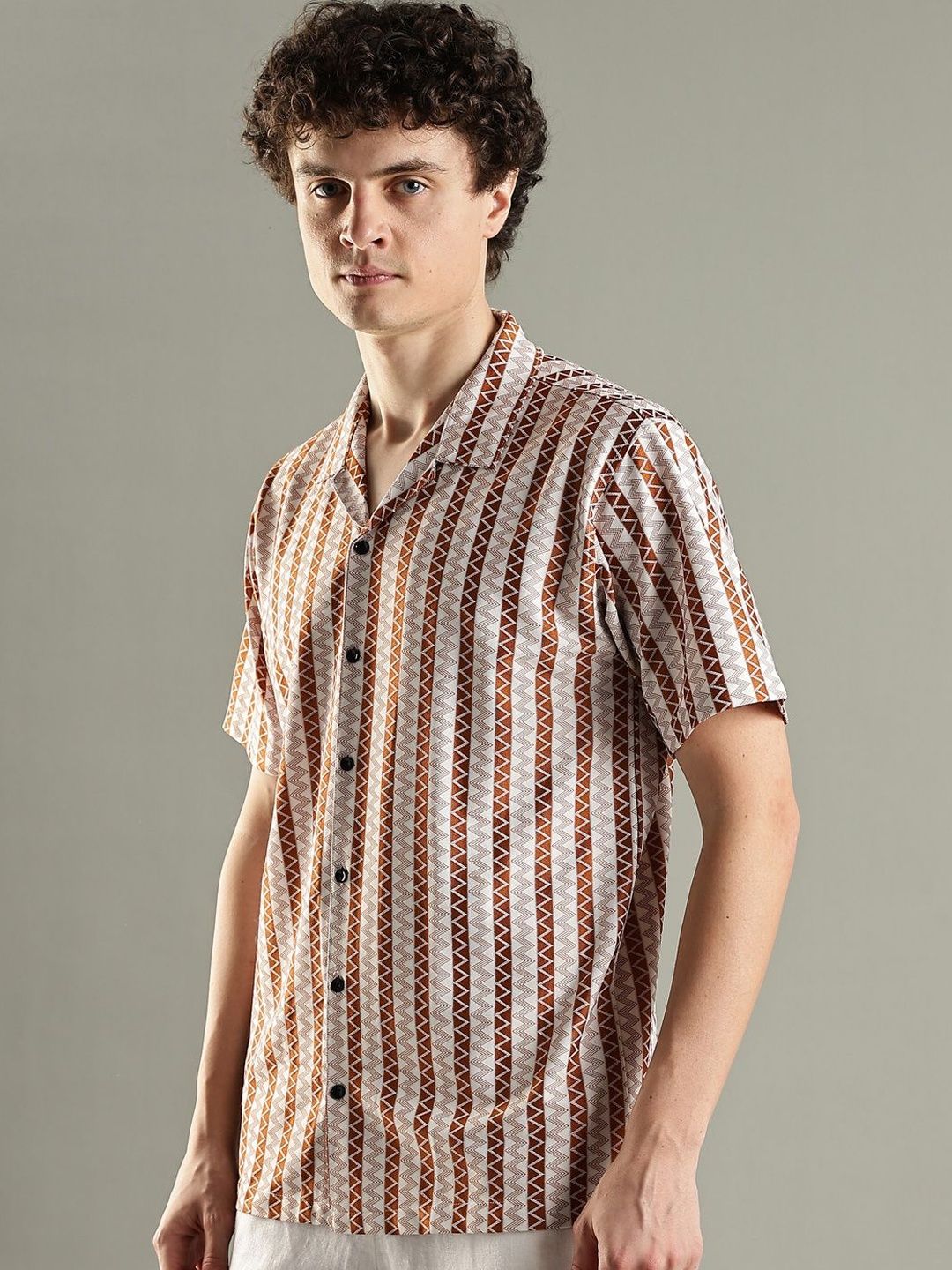 Urban Buccachi Men Classic Printed Casual Shirt-picture-25