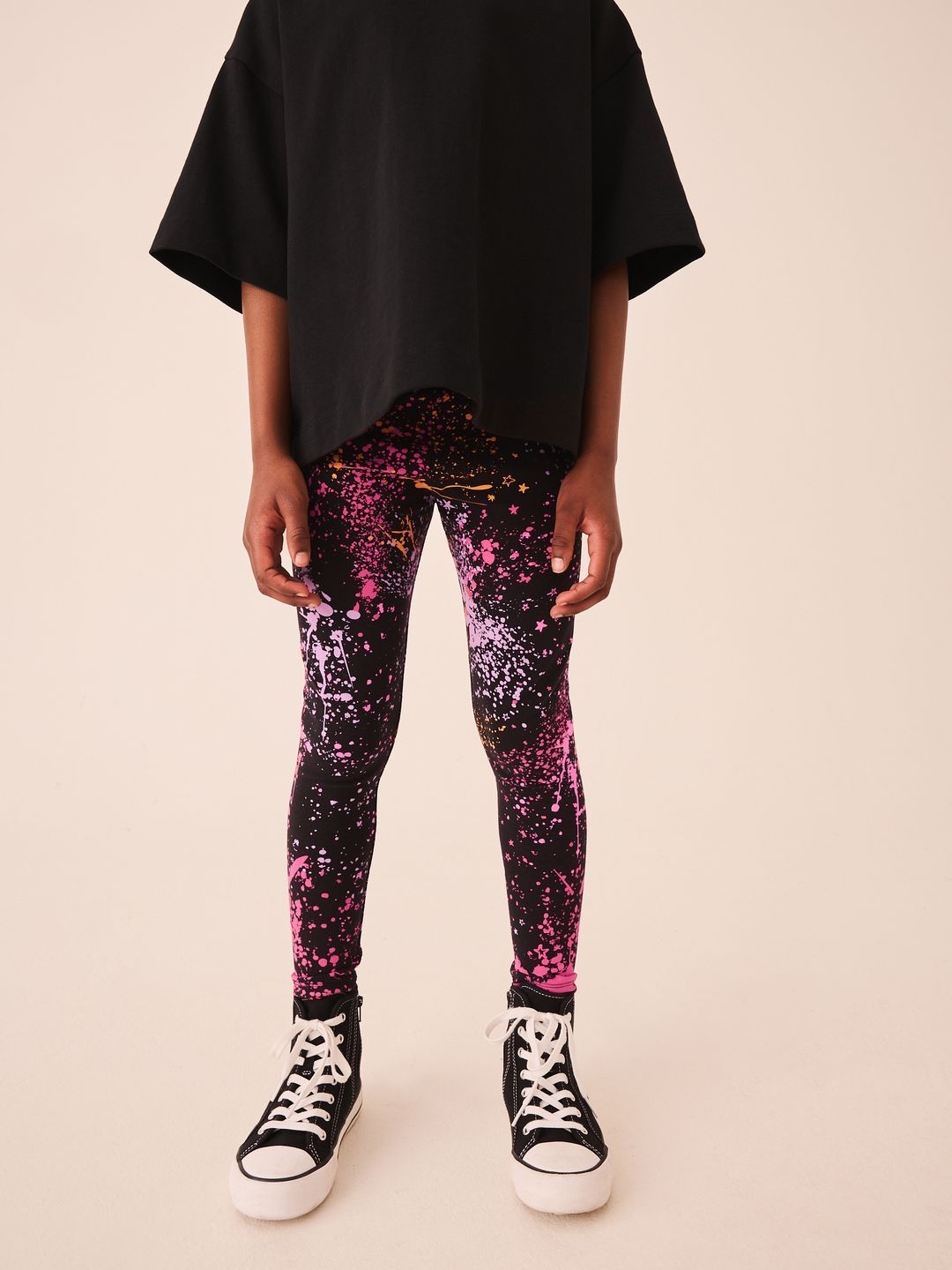 NEXT Girls Cotton Printed Ankle Length Leggings-picture-24