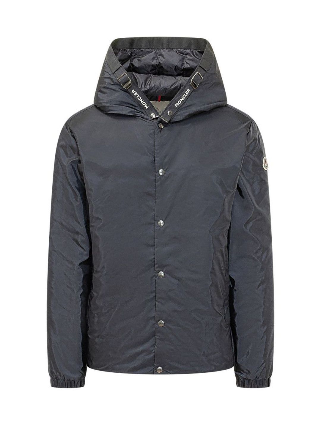 Moncler Dark Blue Solid Hood Jacket-picture-38
