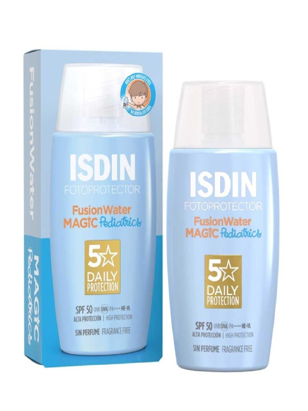 ISDIN Fotoprotector Fusion Water Magic Pediatrics Baby Sunscreen SPF 50 - 50 ml-image-47