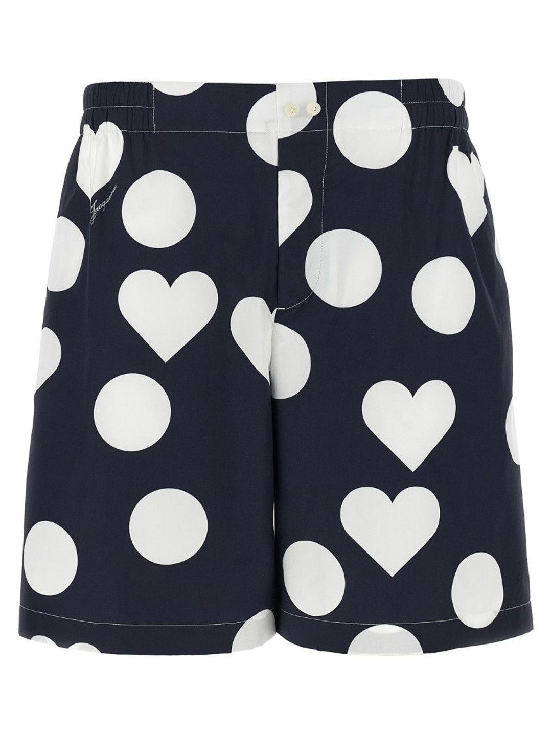 Navy Blue Printed Shorts-image-14
