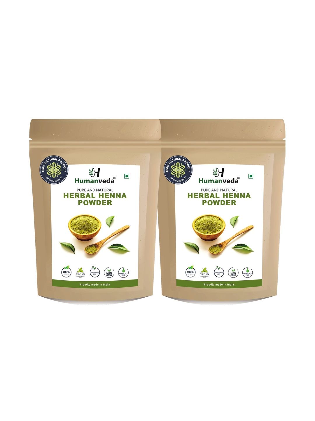 HUMANVEDA Set Of 2 Henna Powder for Hair Colour - 100 g Each-picture-16