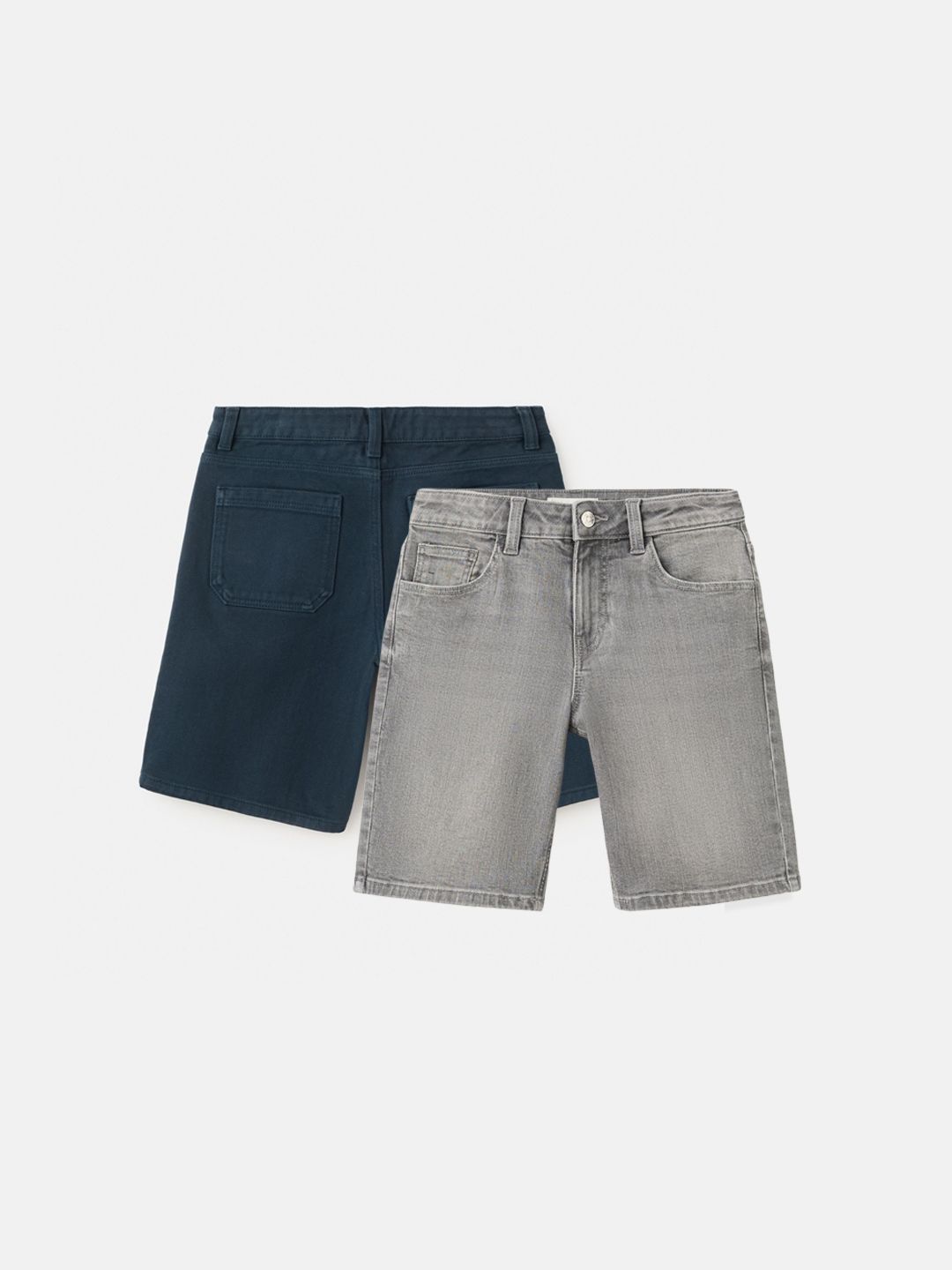 Mango Kids Boys Pack of 2 Denim Shorts-picture-34