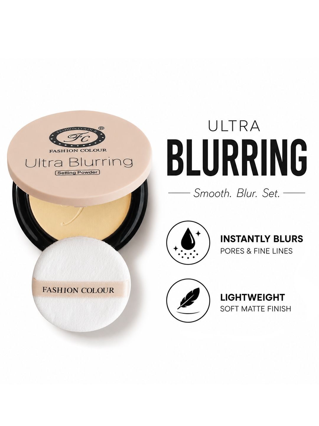 Fashion Colour Ultra Blurring Setting Powder - 10 g - 01 Ivory-image-35