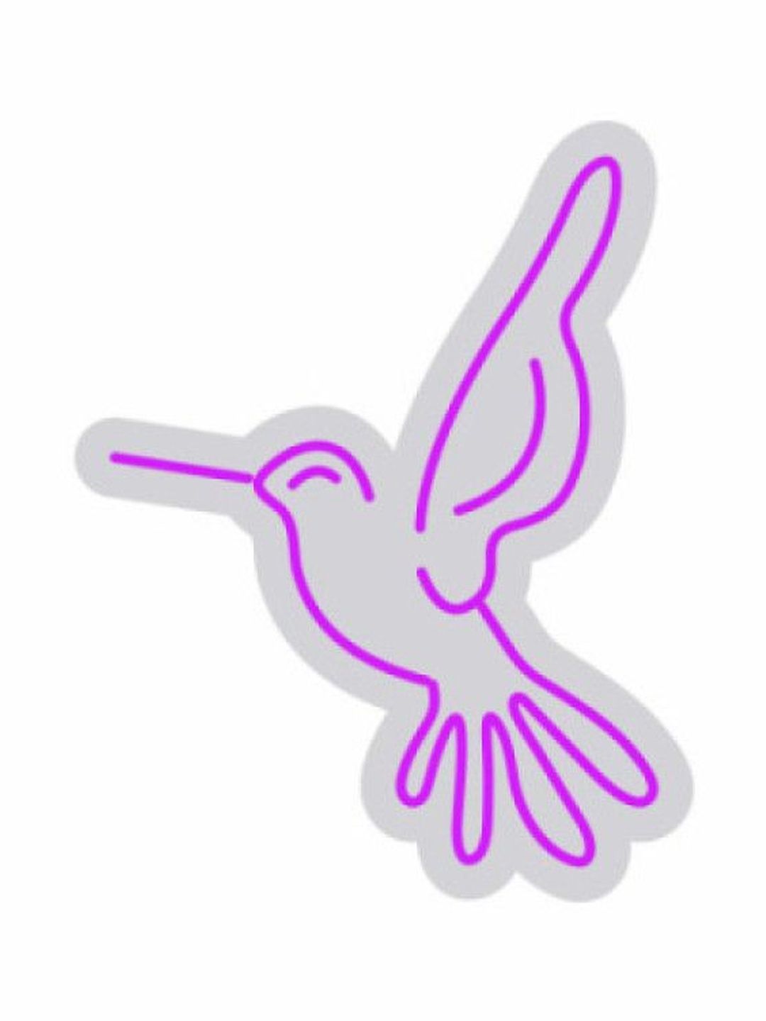 Custom Neon Hummingbird Design String Lights-image-18