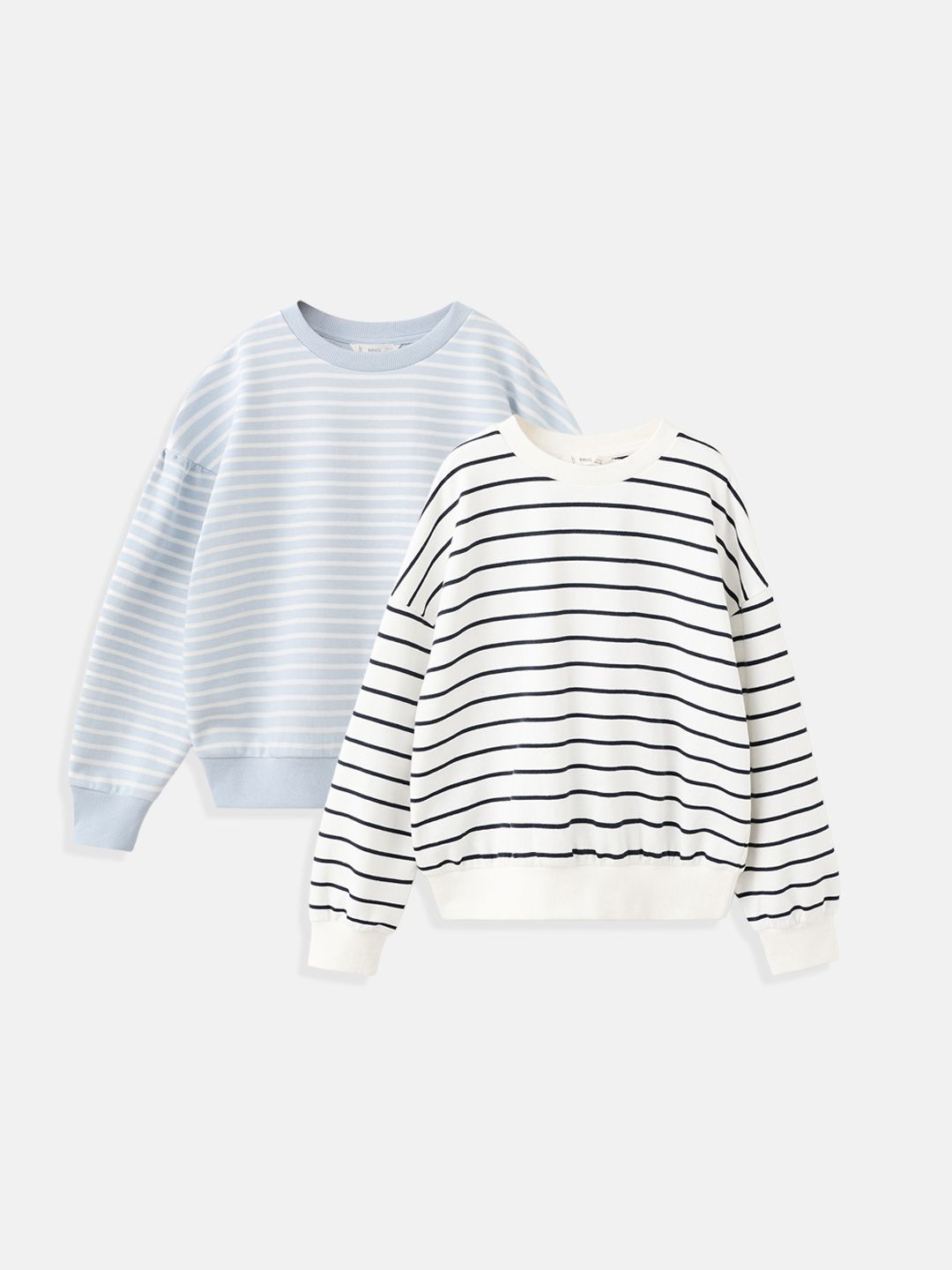 Mango Kids Girls Pack Of 2 Striped Sweatshirt-picture-34