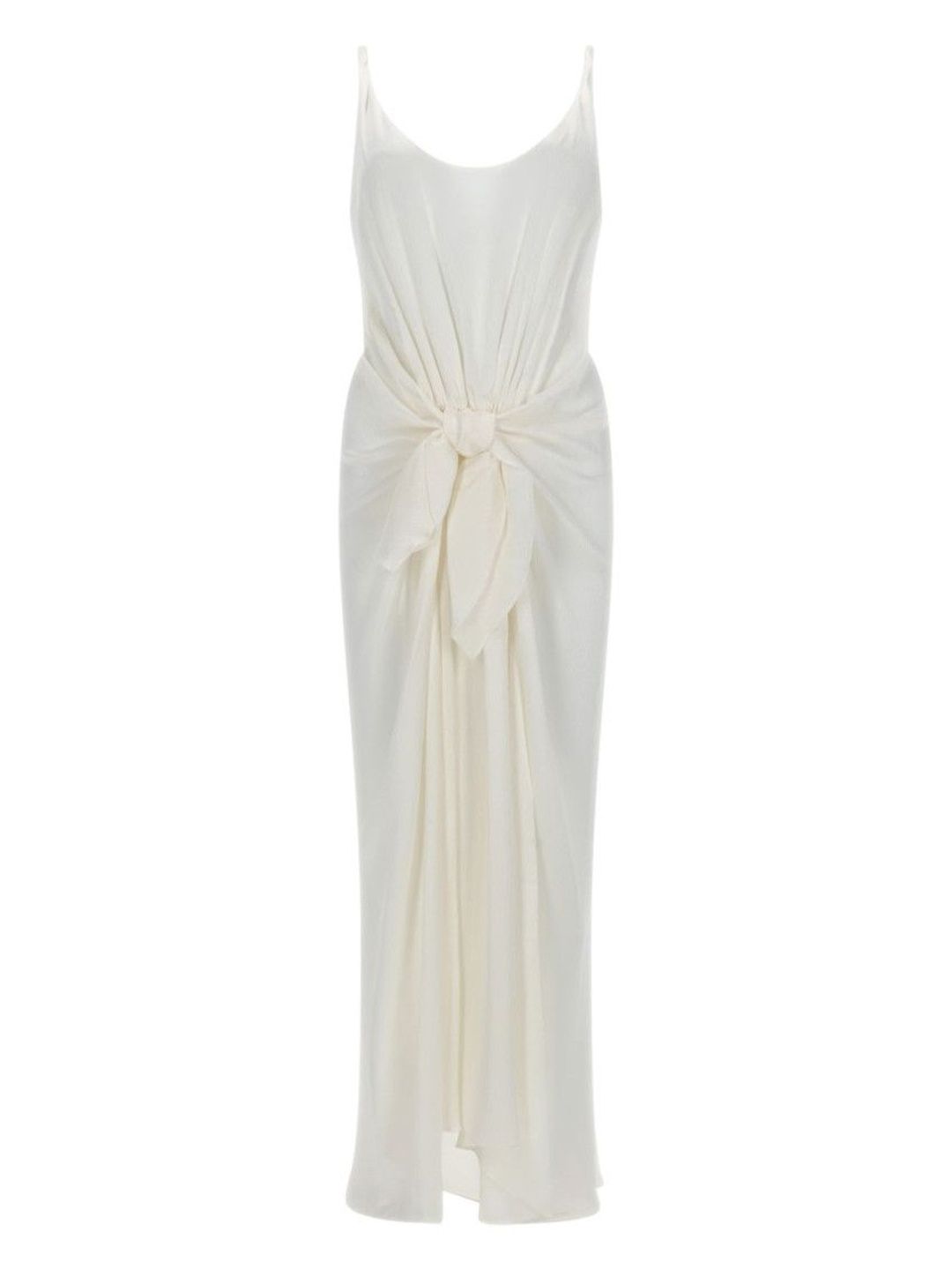JW Anderson White Scoop Neck Maxi Dress-picture-35