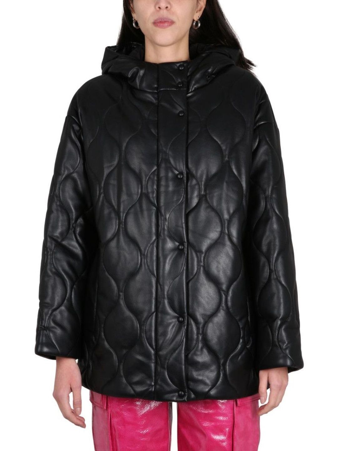 Stand Studio Black Quilted Hood Jacket-picture-56