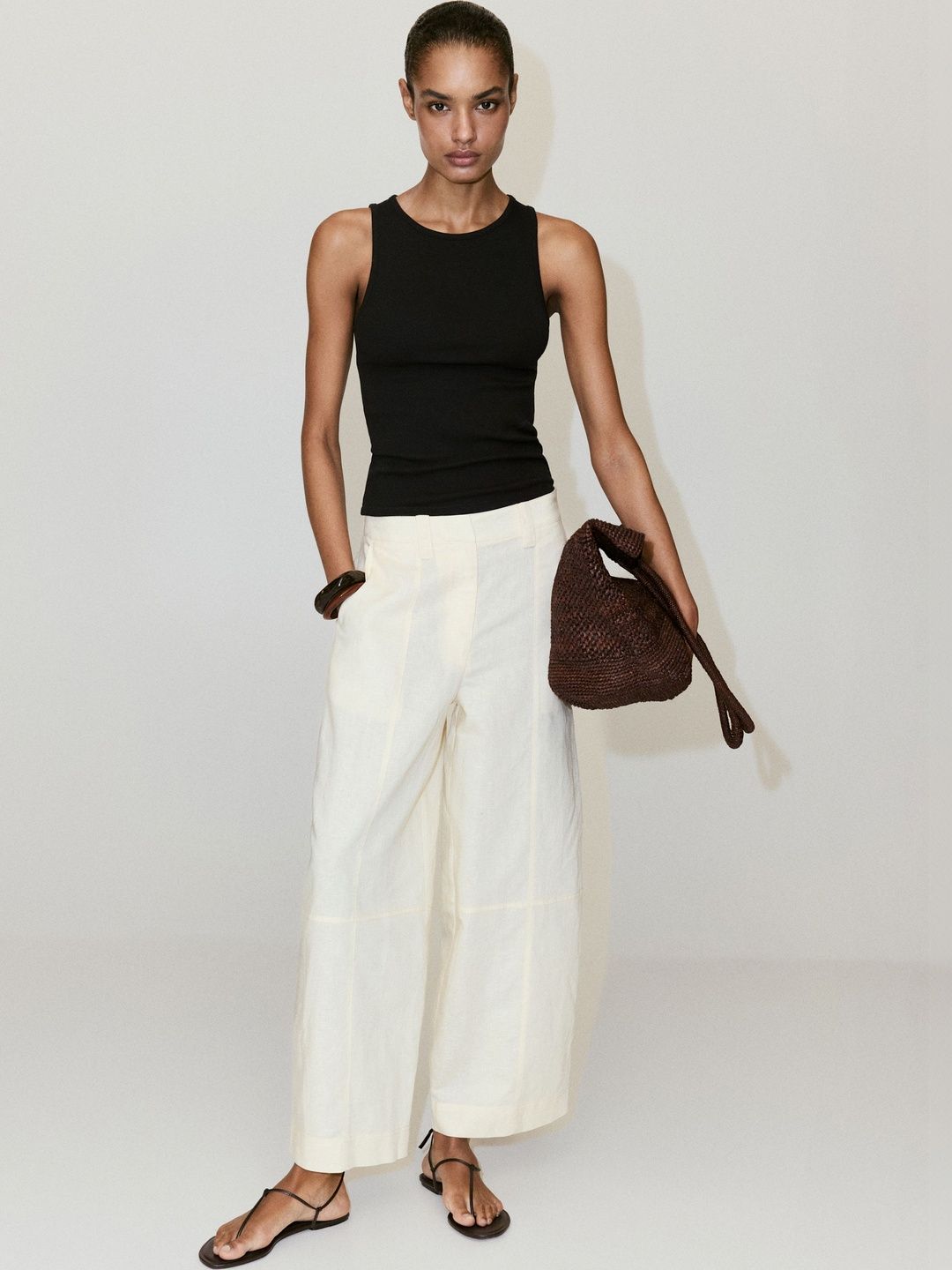 MANGO Ribbed Fitted Top-picture-20