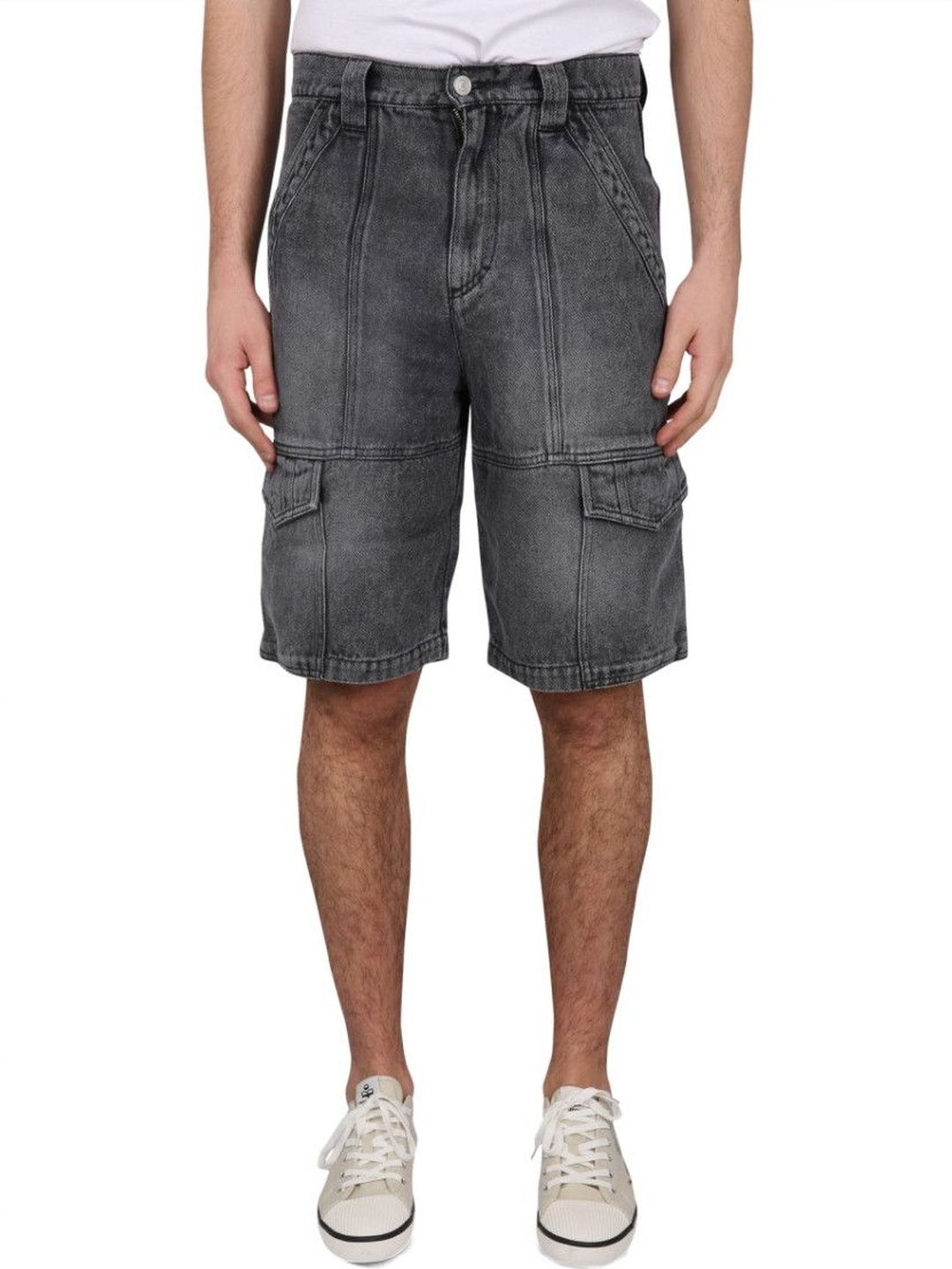 Black Solid Shorts-image-25