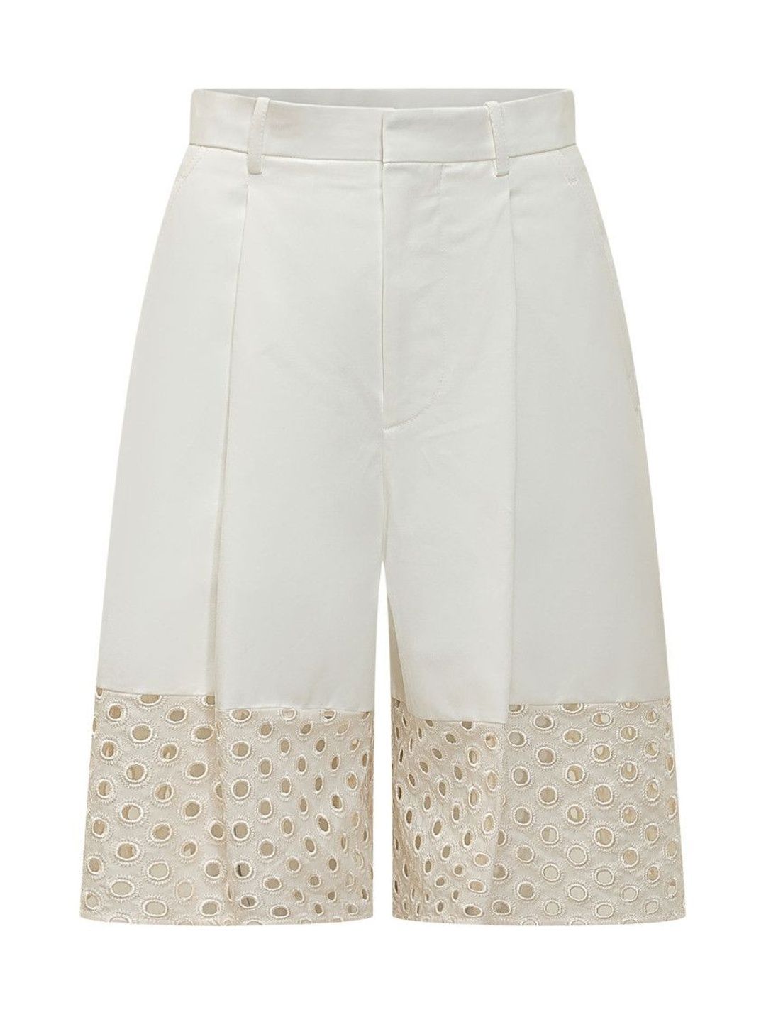 marni White Embroidered Shorts-picture-10