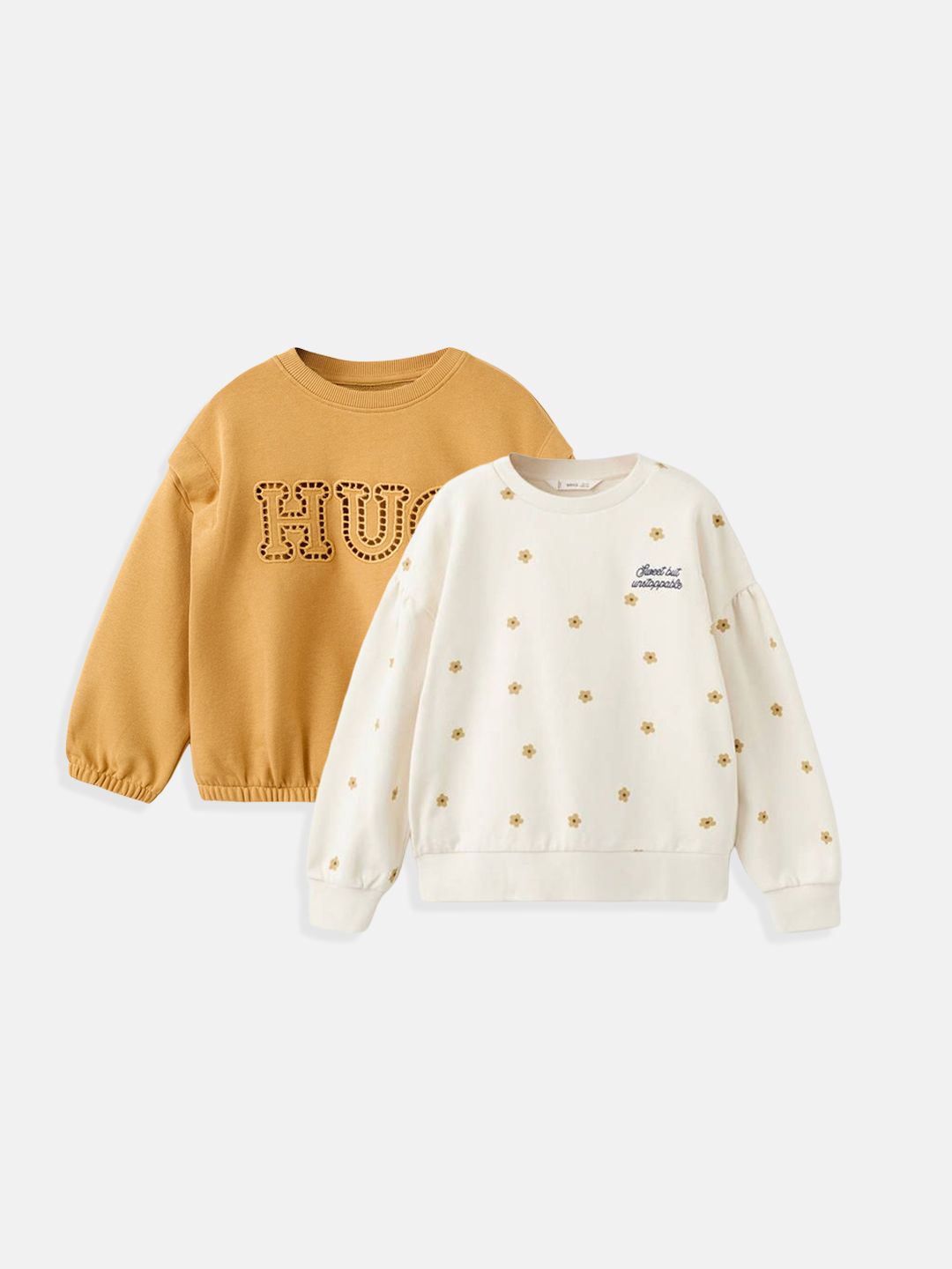 Mango Kids Girls Pack Of 2 Printed Sweatshirt-picture-35