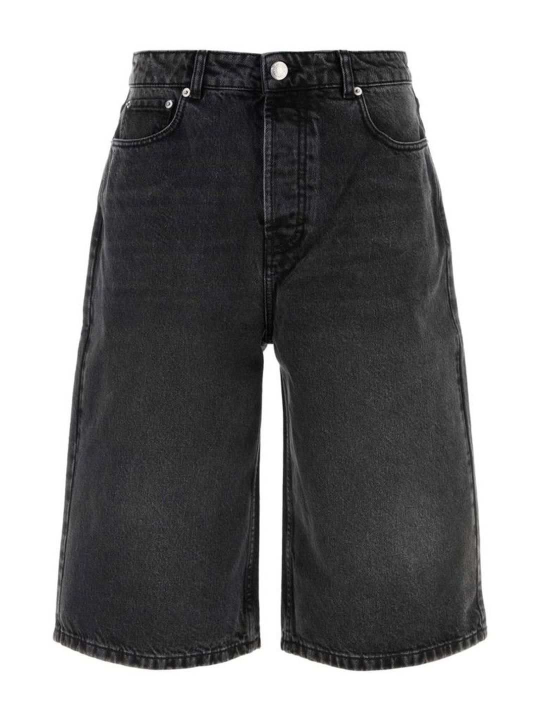 Black Solid Shorts-image-24