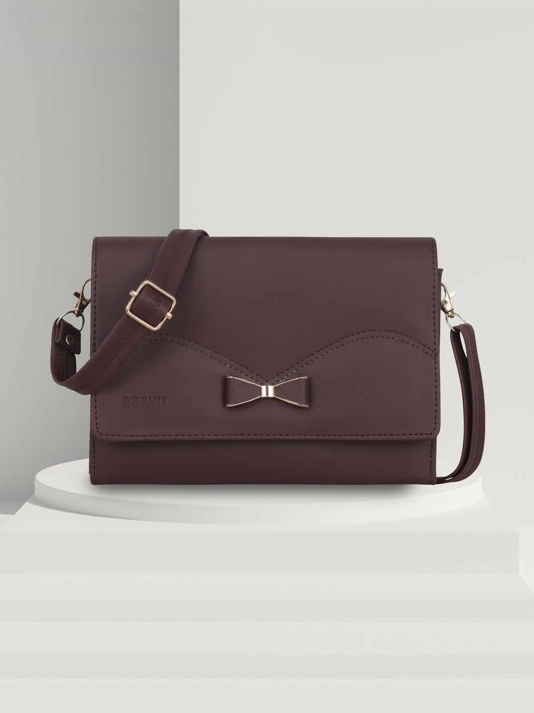 RESHU PU Sling Bag with Bow Detail-picture-38