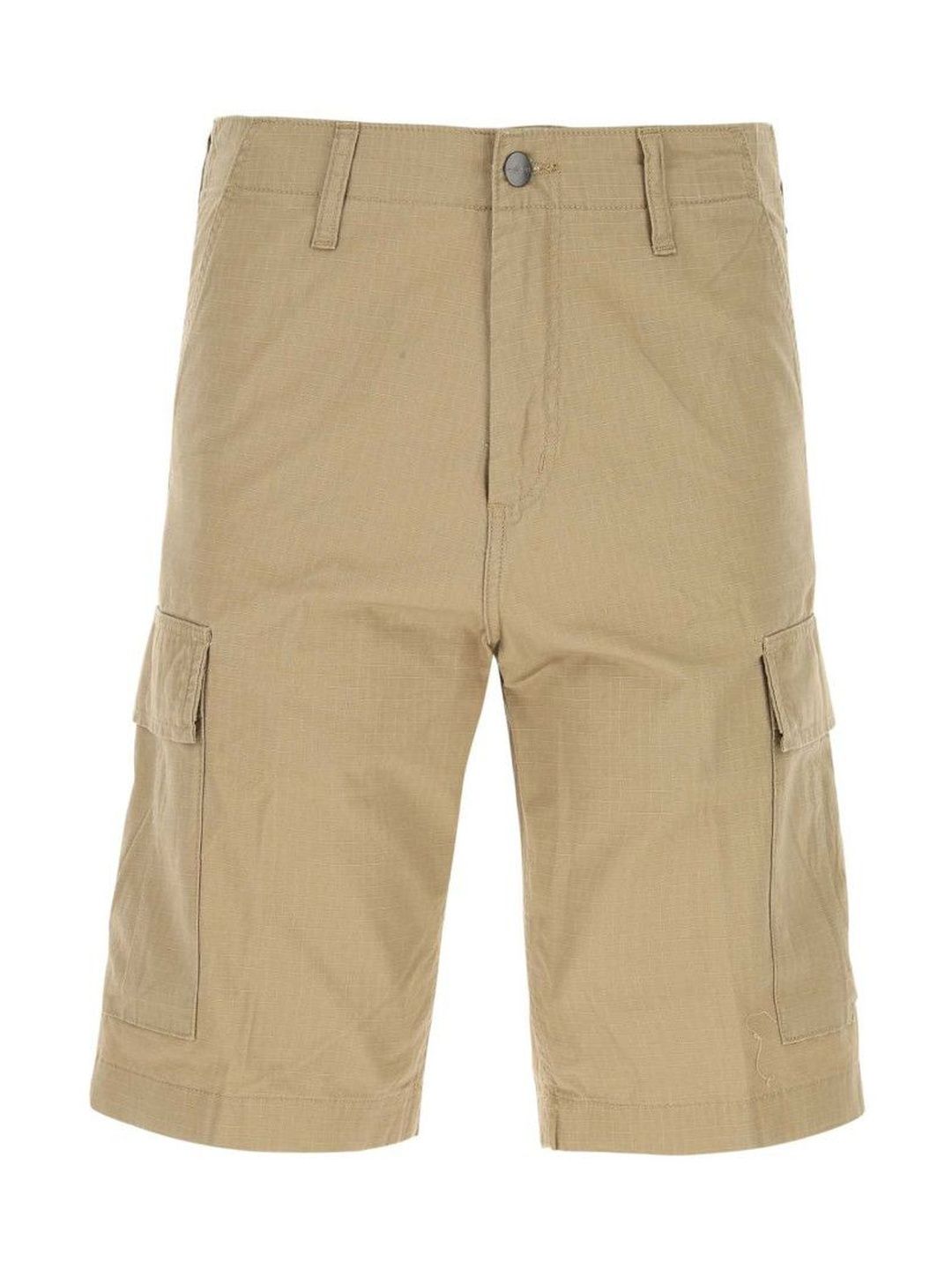 carhartt wip Beige Textured Shorts-picture-58