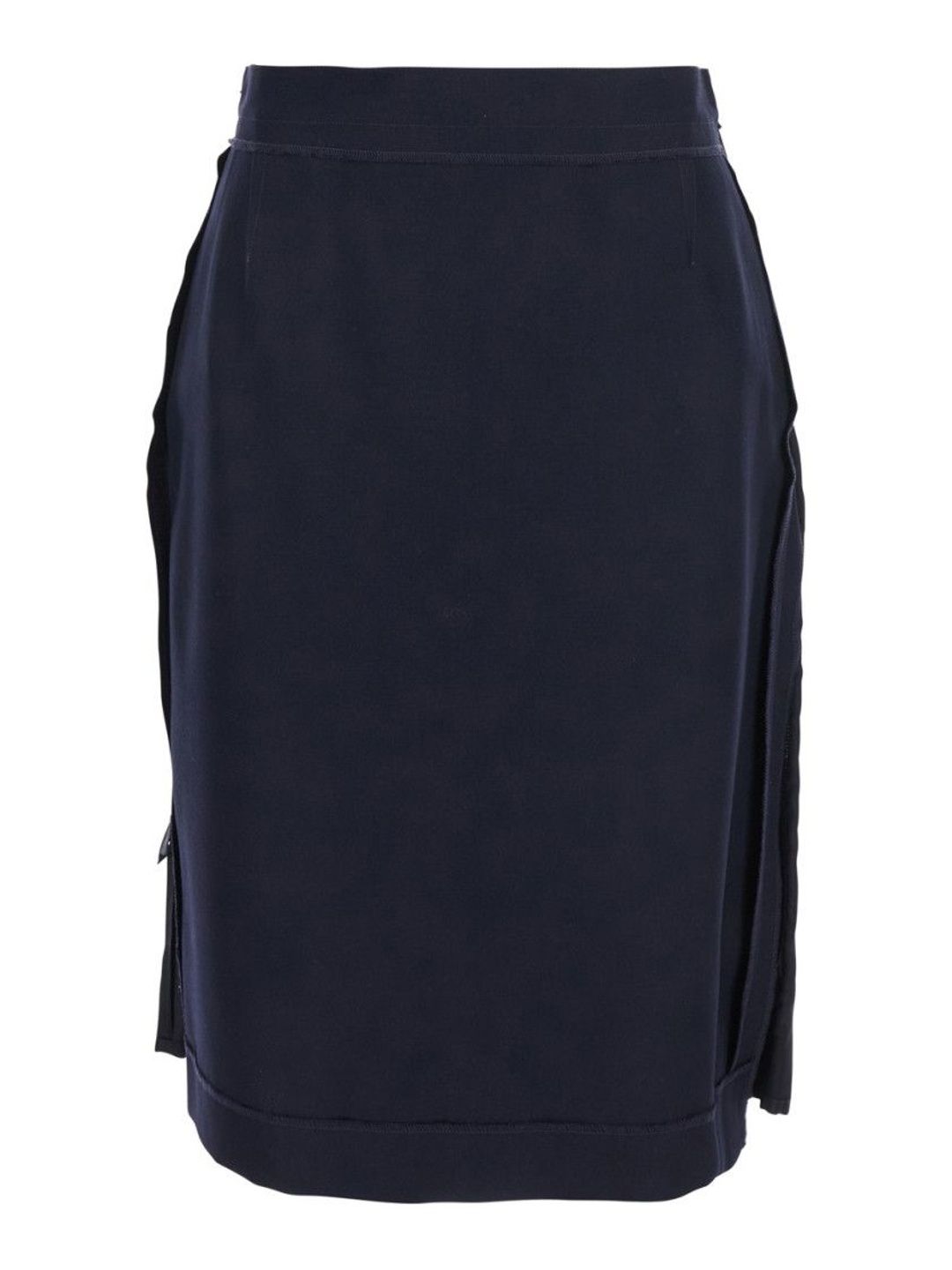 Maison Margiela Blue Solid Midi Skirt-picture-43