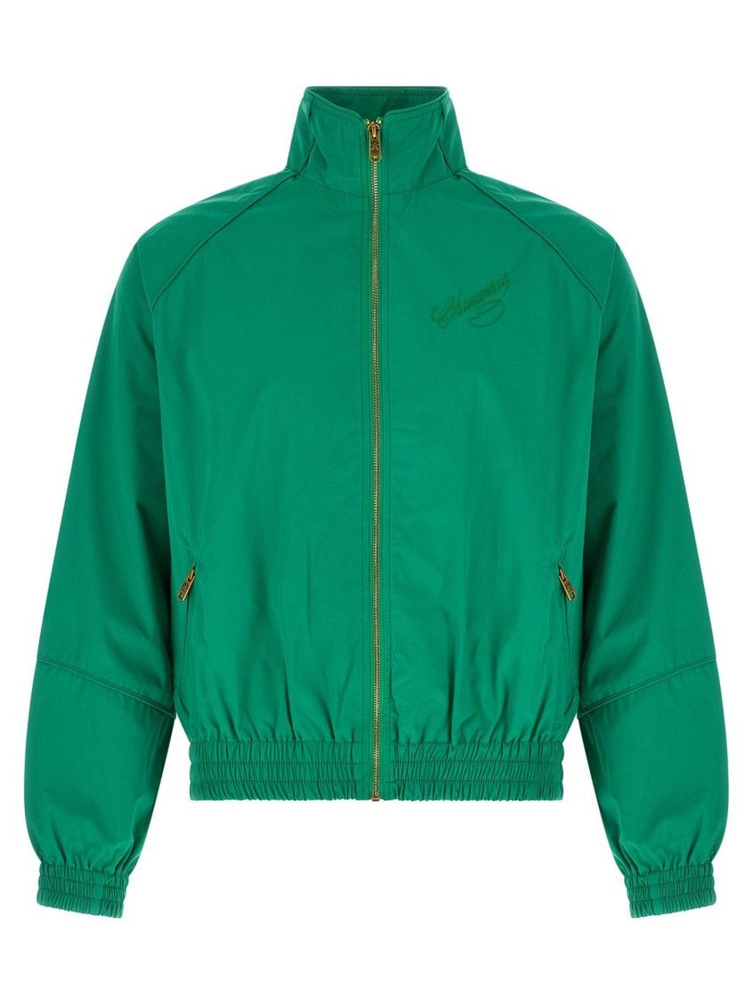 willy chavarria Green Logo Zip-Up Jacket-picture-16
