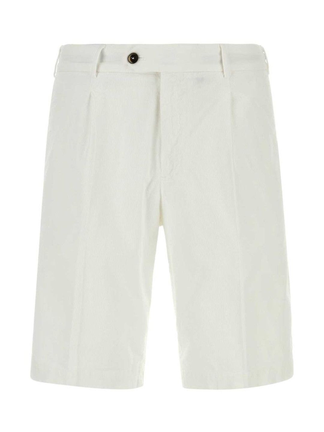 Pt Torino Off White Textured Shorts-picture-47