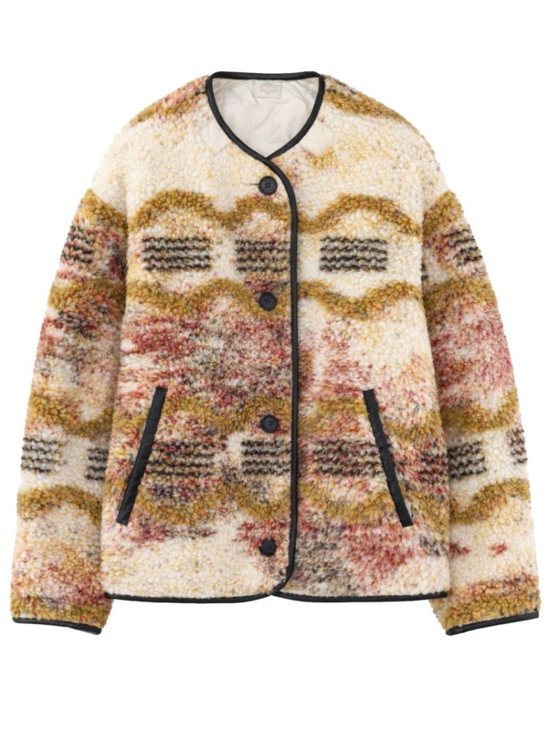 Marant Etoile Multicolor Abstract Round Neck Jacket-picture-14