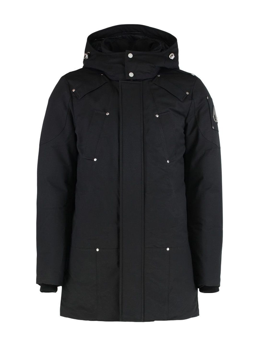 Moose Knuckles Black Regular Hood Jackets-picture-36