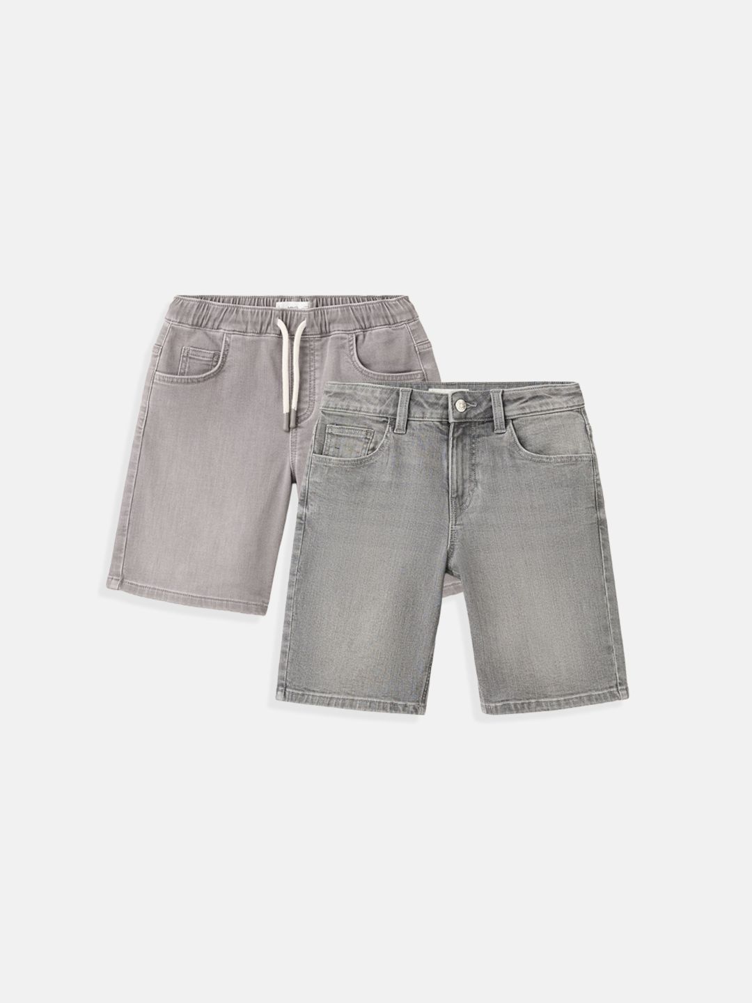 Mango Kids Boys Pack of 2 Denim Shorts-picture-31