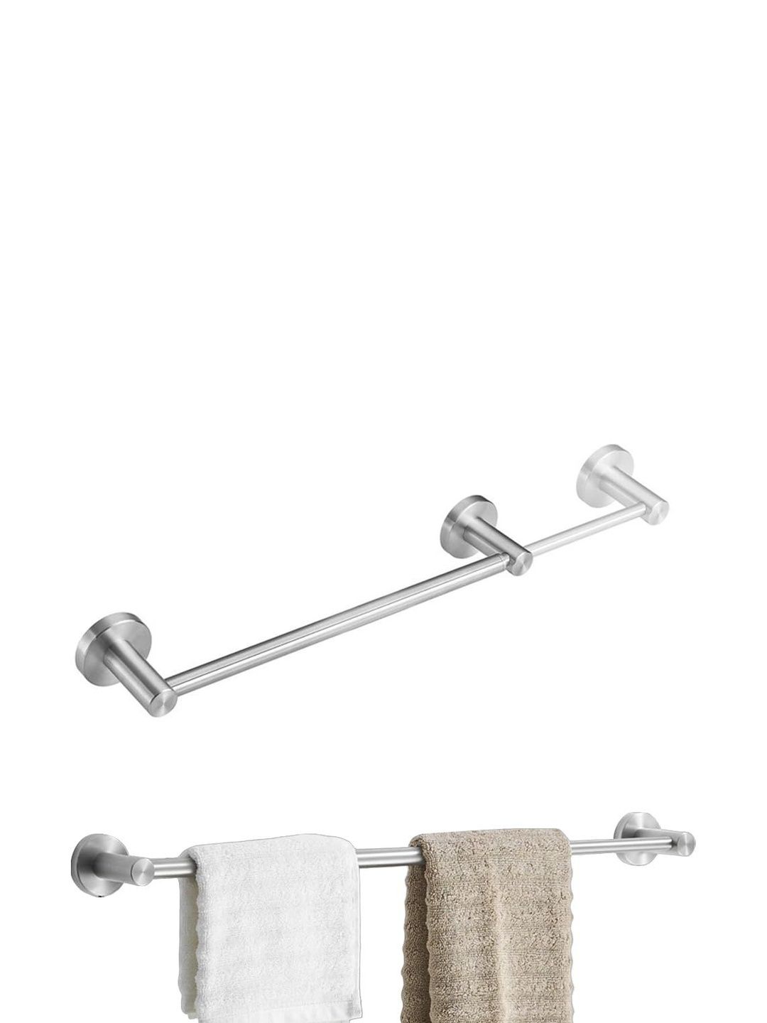 MAYCREATE Gunmetal-Toned Solid Stainless Steel Towel Rod-image-34