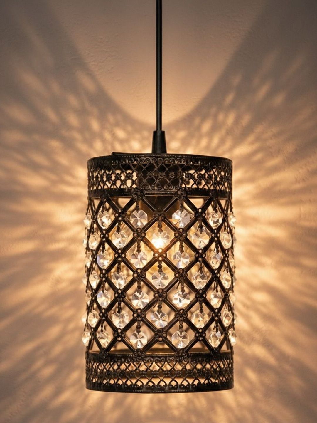 Glowhere Black Textured Contemporary Ceiling Lamp-picture-16