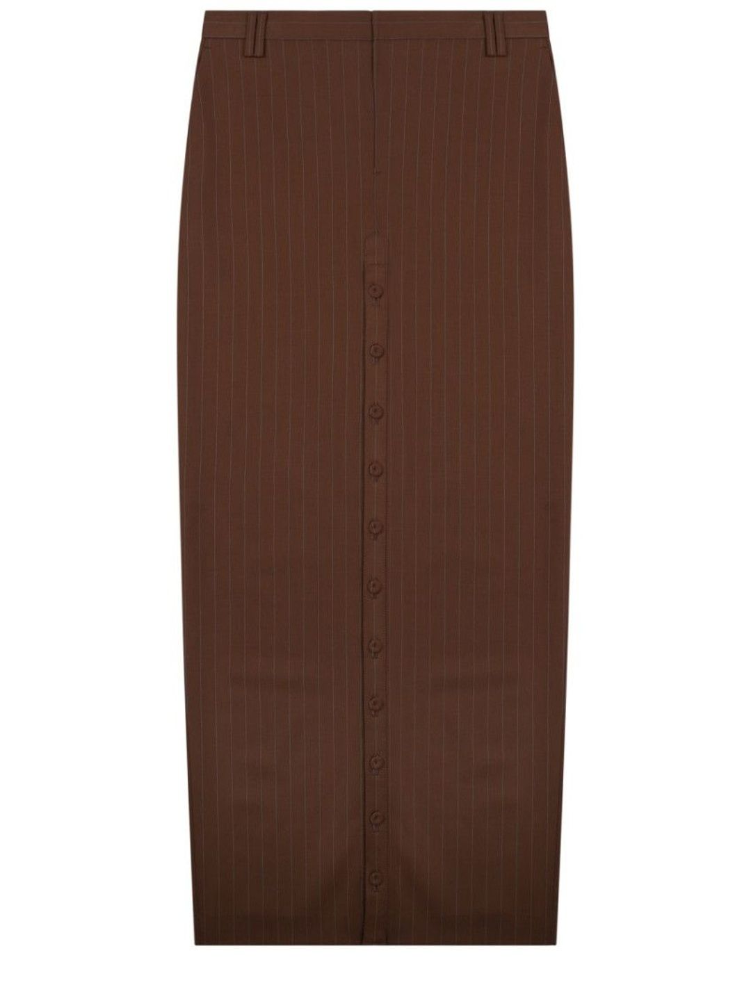 Jean Paul Gaultier Brown Stripes Midi Skirt-picture-15