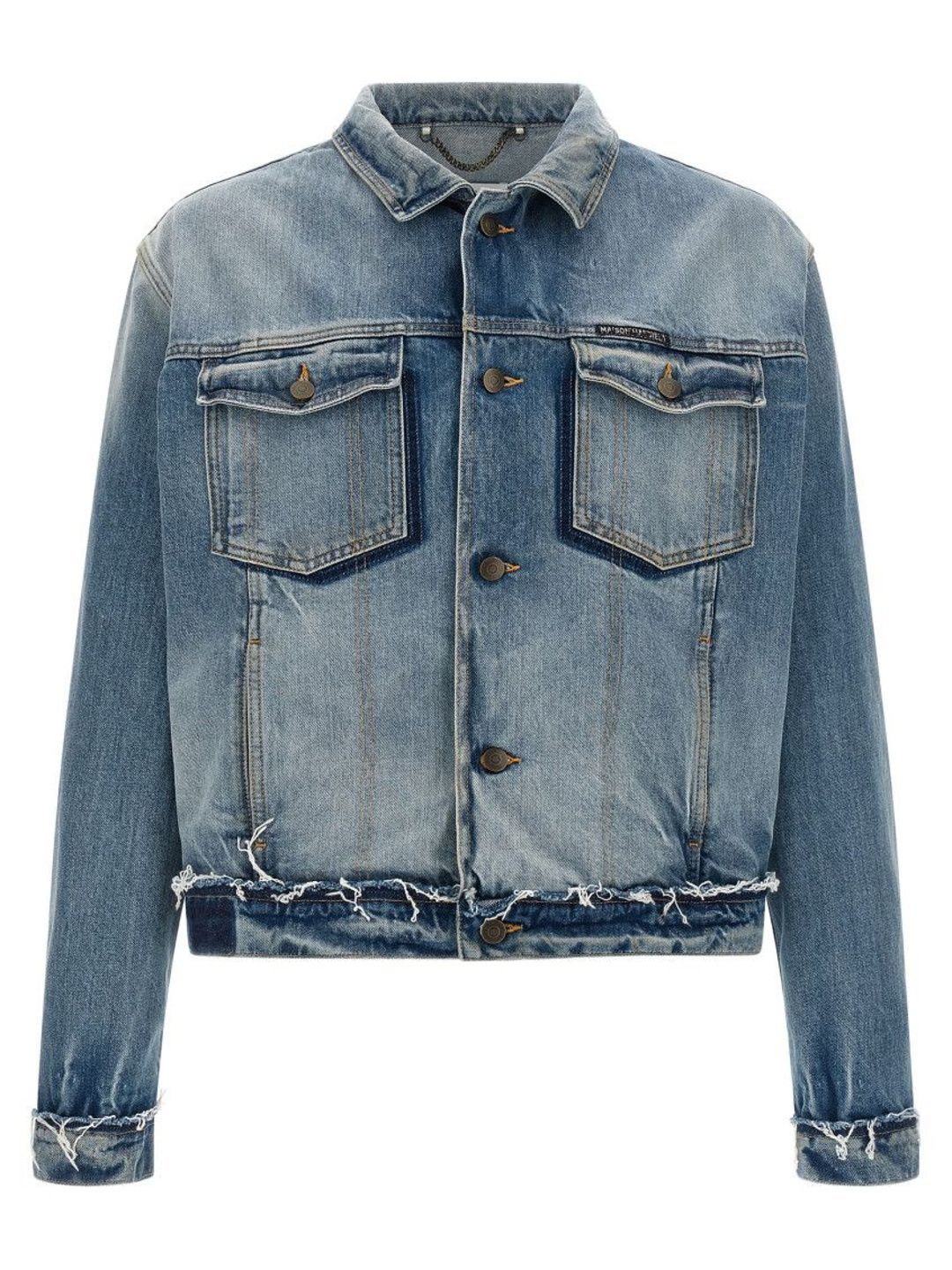 Maison Margiela Light Blue Denim Jacket-image-7