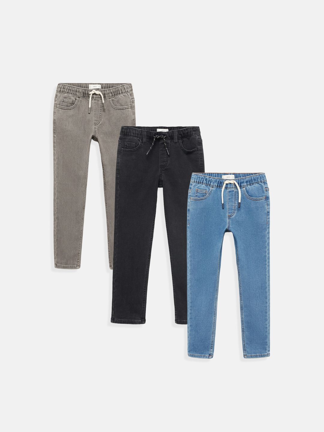 Mango Kids Boys Pack of 3 Jeans-image-14