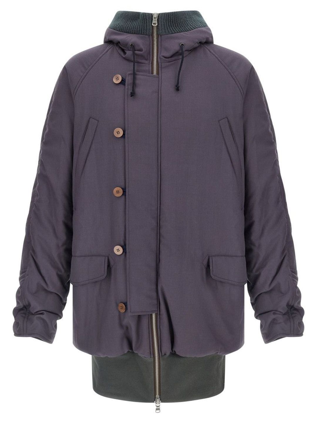 Magliano Purple Hooded Parka Jacket-picture-42