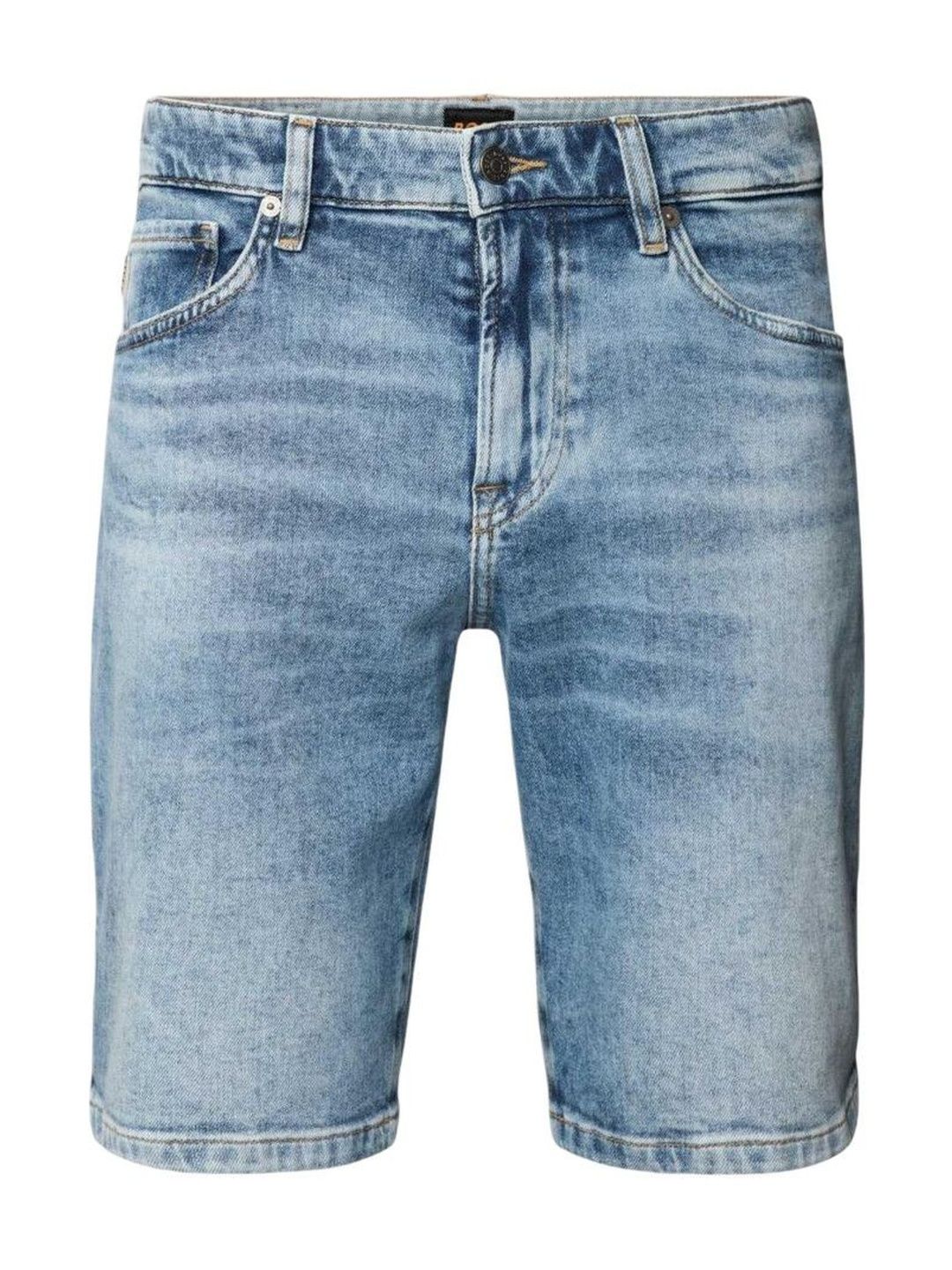 hugo boss Blue Solid Shorts-picture-28
