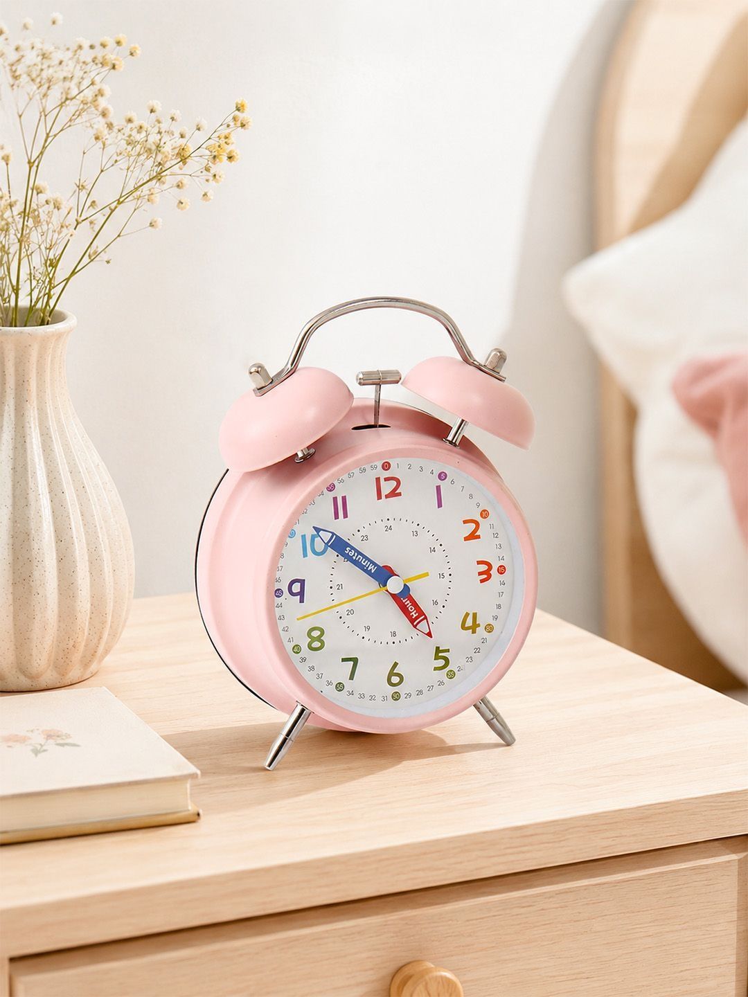 Archies Pink Contemporary Alarm Clock-picture-41