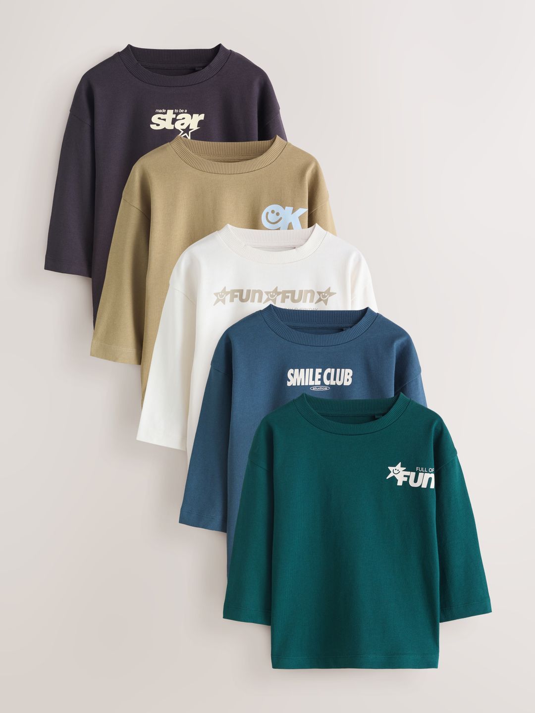 NEXT Boys Pack of 5 T-shirt-picture-10