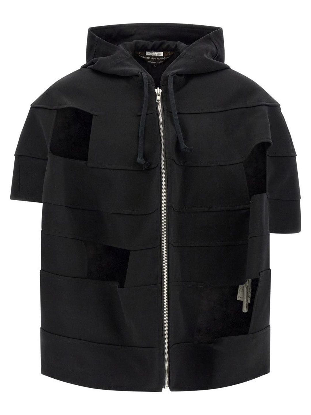 Comme Des Garcons Black Solid Hood Jacket-picture-13