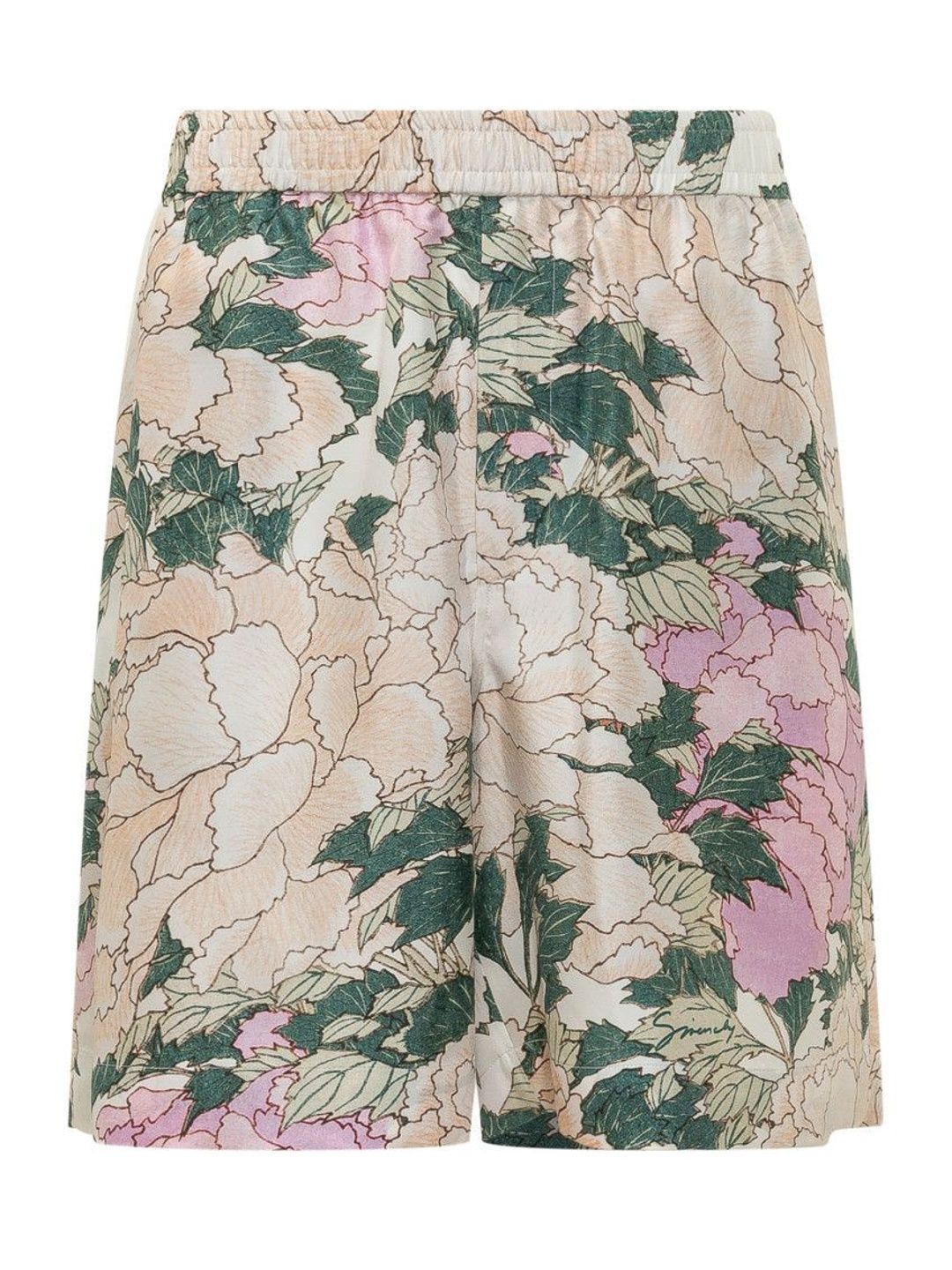 givenchy Beige Floral Shorts-picture-37